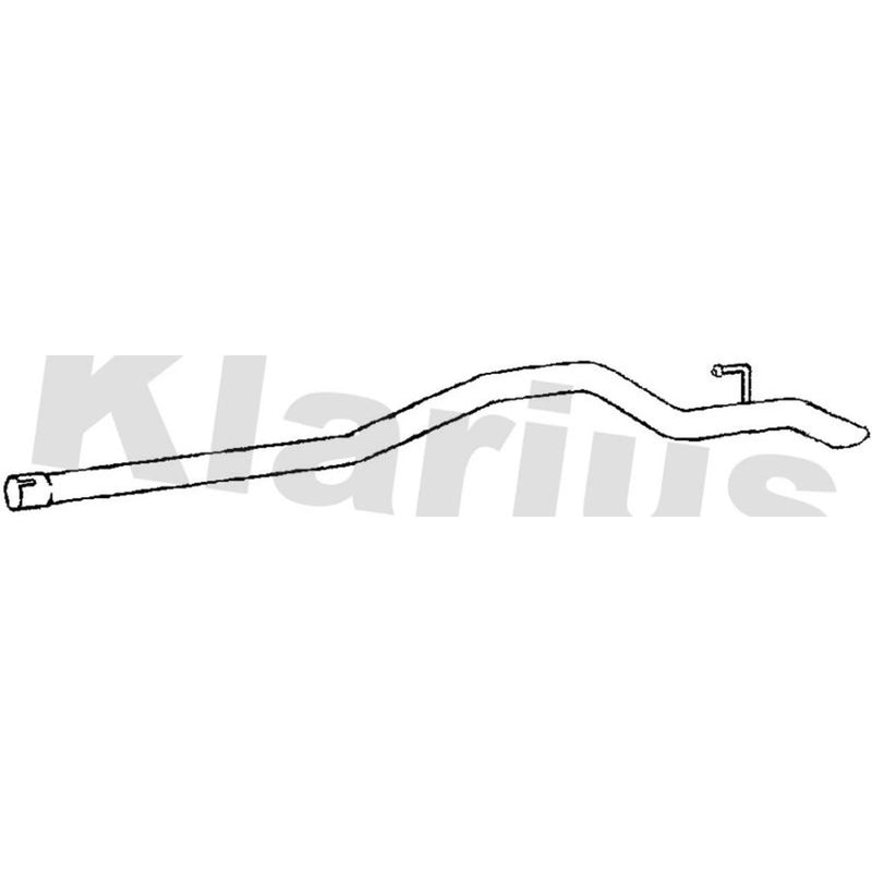 Klarius Exhaust Pipe OD fits Mercedes-Benz Sprinter 2-T 2000-2006