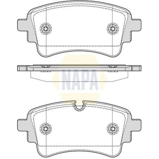 NAPA Rear Brake Pad Set NBP1902
