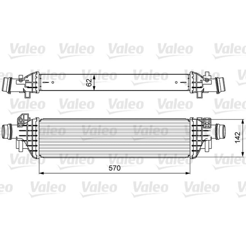 Valeo Intercooler (Charge Air Cooler) 818628