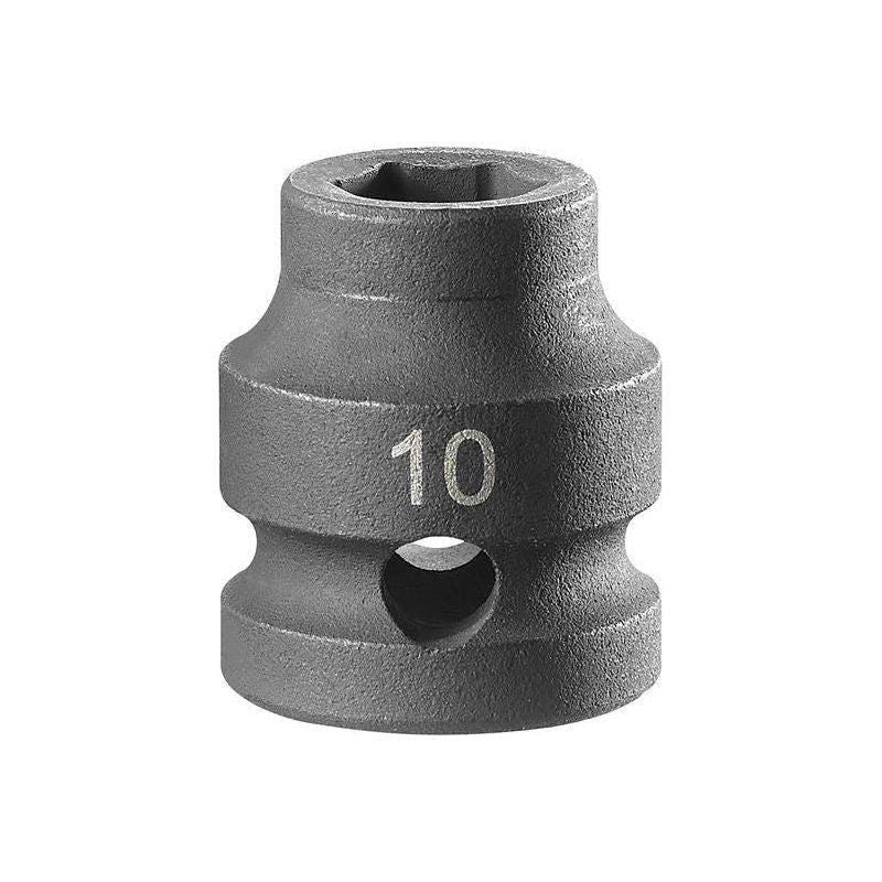 Facom 6-Point Stubby Impact Socket 1/2in Drive 10mm Facom - Town Tools