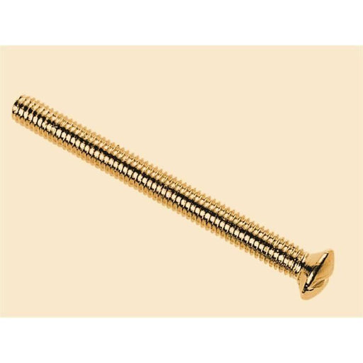 Dencon Brass Switch/Socket Plate Screws 3.5 x 38mm (Pack of 10) Dencon - NN4 Online
