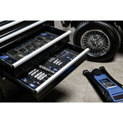 Draper Soft Grip Socket Set in Full Plus Drawer EVA Insert Tray, 1/4", 3/8" & 1/ Draper - Dynamic Drive