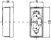 Hella 2SD 998 531-067 Tail Light Assembly