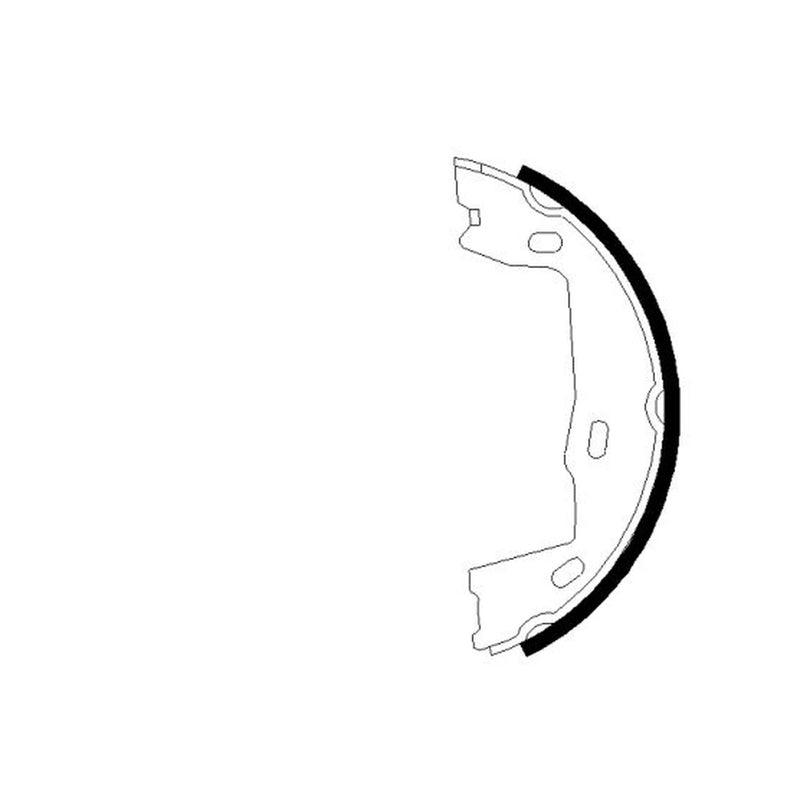 Mintex 4 x Parking Brake Shoe Set fits Opel Astra F 1991-2001 1.8 2.0