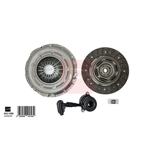 Apec Clutch Kit Set 3pc fits Ford C-Max II 2012-2019 1.0