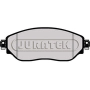 Juratek Front Brake Pad Set fits Fiat Talento 2016 on 1.6