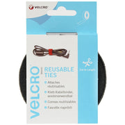 Velcro® Brand One-Wrap® Reusable Ties 30mm x 5m Black Velcro - Dynamic Drive