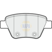 NAPA Rear Brake Pad Set fits Audi A1 2012 on 2.0