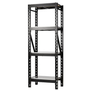 Bunker Modular 4 Tier Racking 750mm with Stainless Steel Shelving