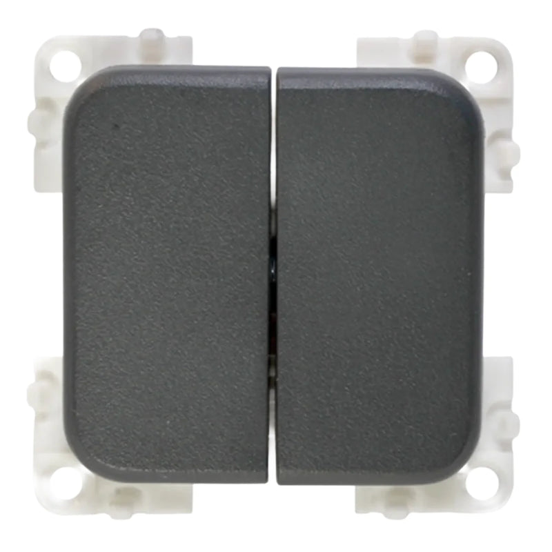 CBE 270142 Grey Double Switch for Campervan & Caravan