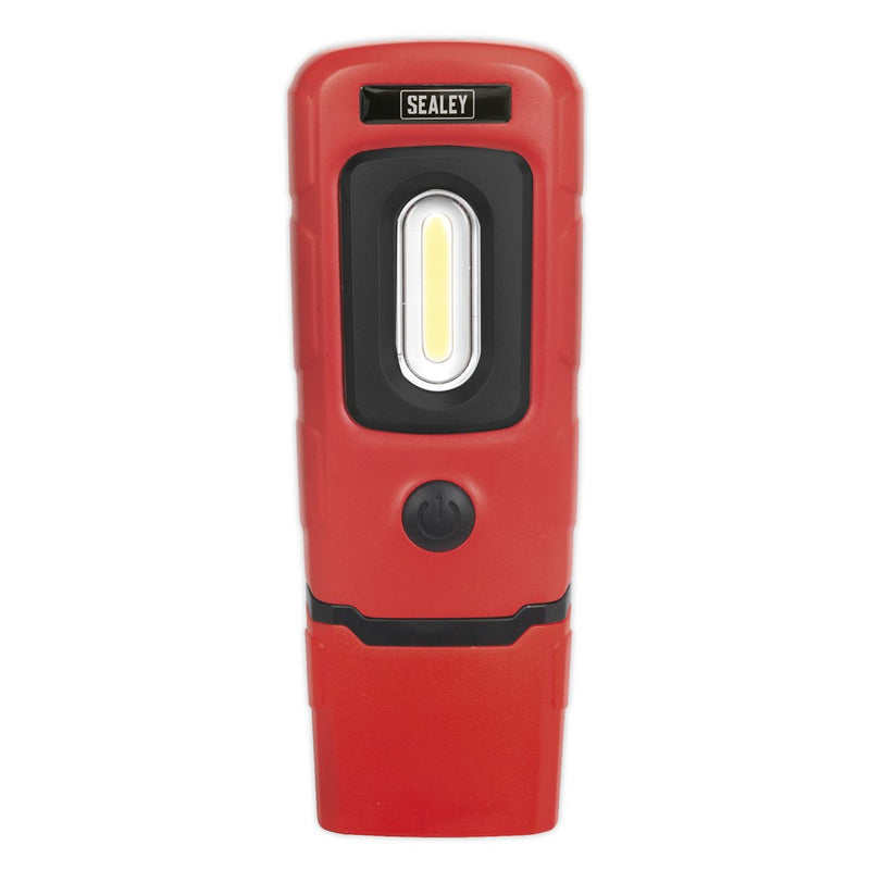 Sealey Rechargeable 360 Inspection Light 3W COB & 1W SMD LED Red Lithium-Polymer Sealey - Dynamic Drive