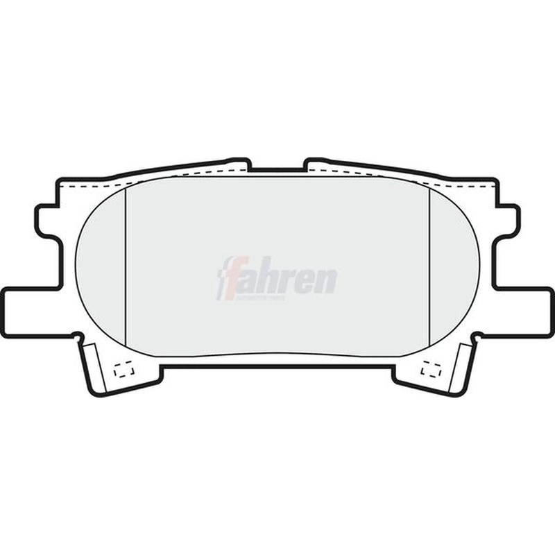 Fahren Rear Brake Pad Set FBP3594
