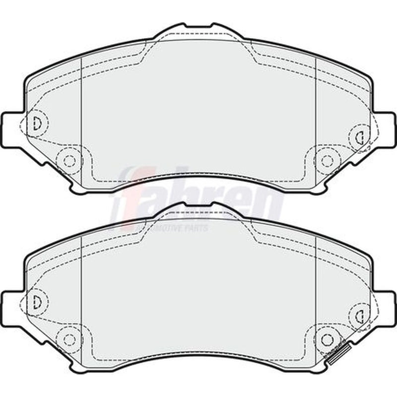 Fahren Front Brake Pad Set FBP3656