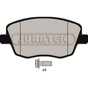 Juratek Front Brake Pad Set fits Seat Cordoba 2002-2009 1.2 1.4 1.6 1.9 2.0