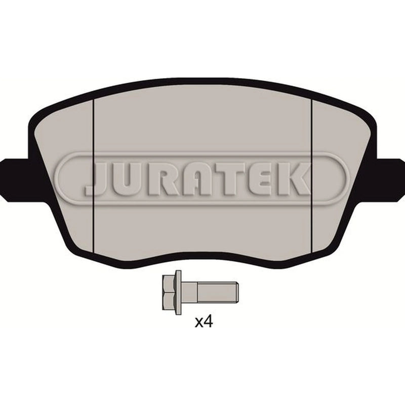 Juratek Front Brake Pad Set fits Seat Cordoba 2002-2009 1.2 1.4 1.6 1.9 2.0