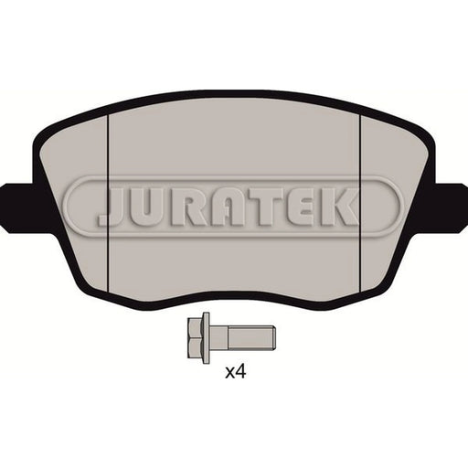 Juratek Front Brake Pad Set fits Seat Cordoba 2002-2009 1.2 1.4 1.6 1.9 2.0