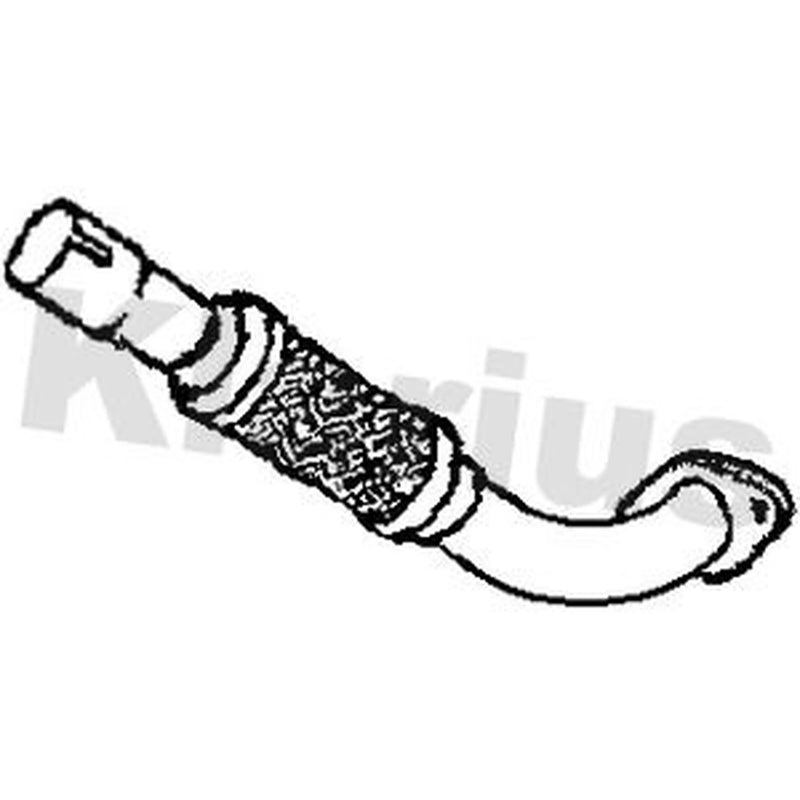 Klarius Exhaust Pipe OD fits Ford Focus I 1998-2005 1.8