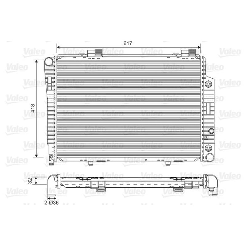 Valeo Engine Radiator 731805