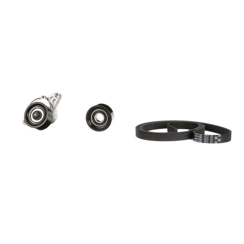 Gates V-Ribbed Belt Set fits Dacia Logan 2004 on 1.4 1.6