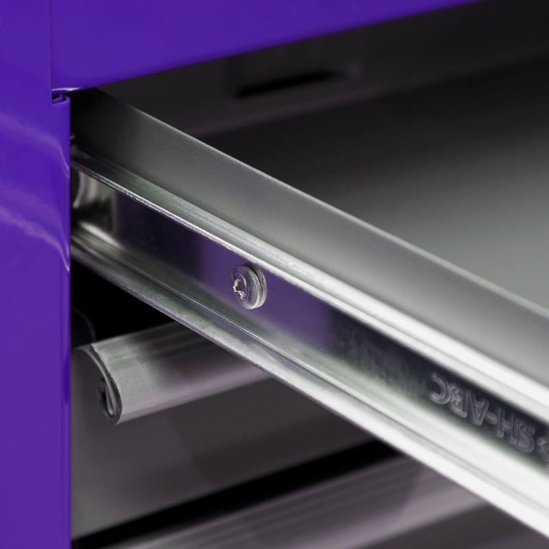 Sealey Topchest Mid-Box & Rollcab 9 Drawer Stack Purple AP2200BBCPSTACK Sealey - Dynamic Drive