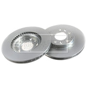 Borg & Beck 2 x Vented Brake Discs fits Mazda MX-5 2005-2016 1.8 2.0