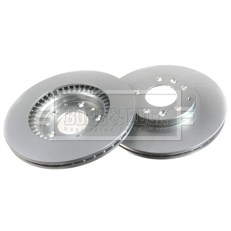 Borg & Beck Front Brake Vented Discs & Pads fits Mazda MX-5 2005-2016 1.8 2.0