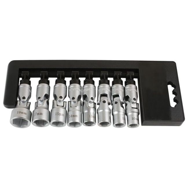 Laser Universal Joint Socket Set 3/8"D 8pc 7035 Laser - Dynamic Drive