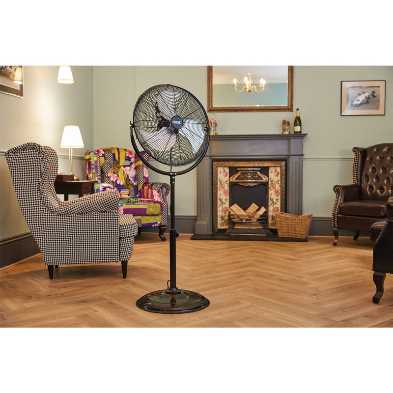 Draper 230V Pedestal Fan, 18"/450mm, 120W 70429 Draper - Dynamic Drive