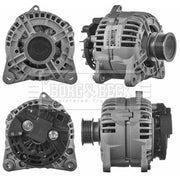 Borg & Beck Car Alternator 12V fits Nissan Micra III 2005-2010 1.5