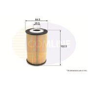 Comline Service Kit with Air, Oil & Cabin Filters fits Kia Optima 2012-2015 1.7