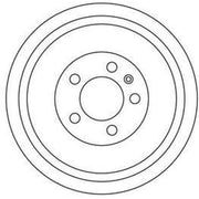 Abtex Brake Drum Assembly Rear fits Skoda Octavia I 1996-2010 1.4 1.6 1.9