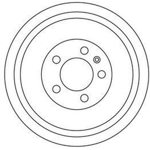 Abtex Brake Drum Assembly Rear fits Skoda Octavia I 1996-2010 1.4 1.6 1.9
