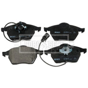 Borg & Beck Front & Rear Brake Discs & Pads fits Audi A4 B5 1996-2001
