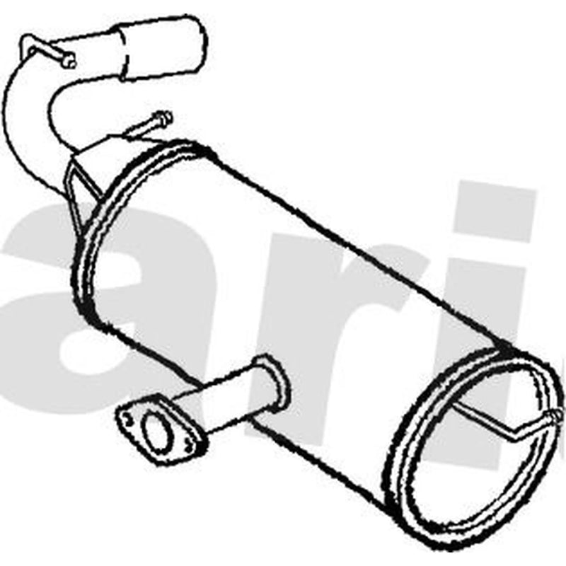 Klarius Box With Tail Pipe Rear fits Toyota Avensis Verso 2001-2009 2.0