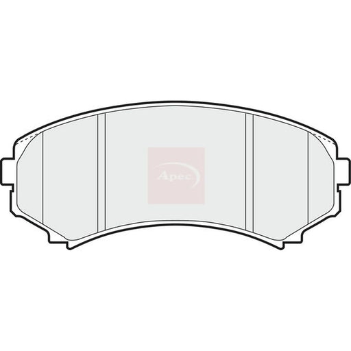 Apec Front Brake Pad Set PAD1268