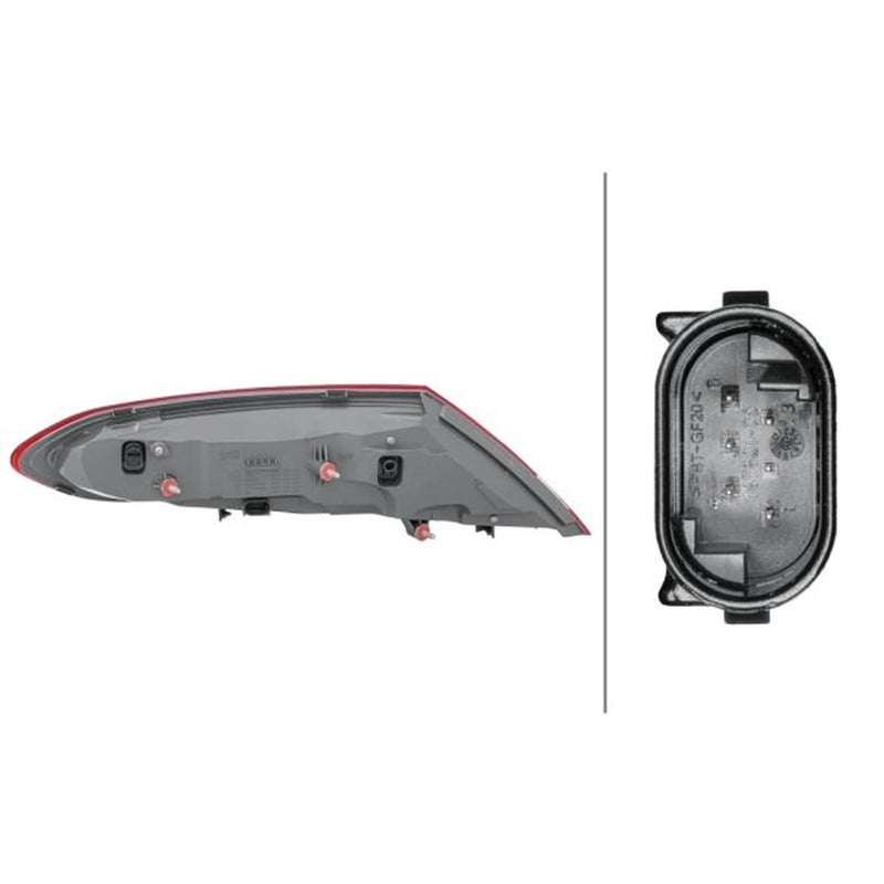Hella Tail Light / Lamp LED Right fits Mercedes-Benz C-Class 2015-2023