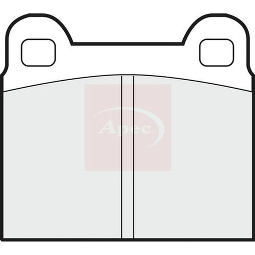 Apec Rear Brake Pad Set PAD121