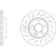 Fahren 2 x Vented Front Brake Discs FBD6840-x2