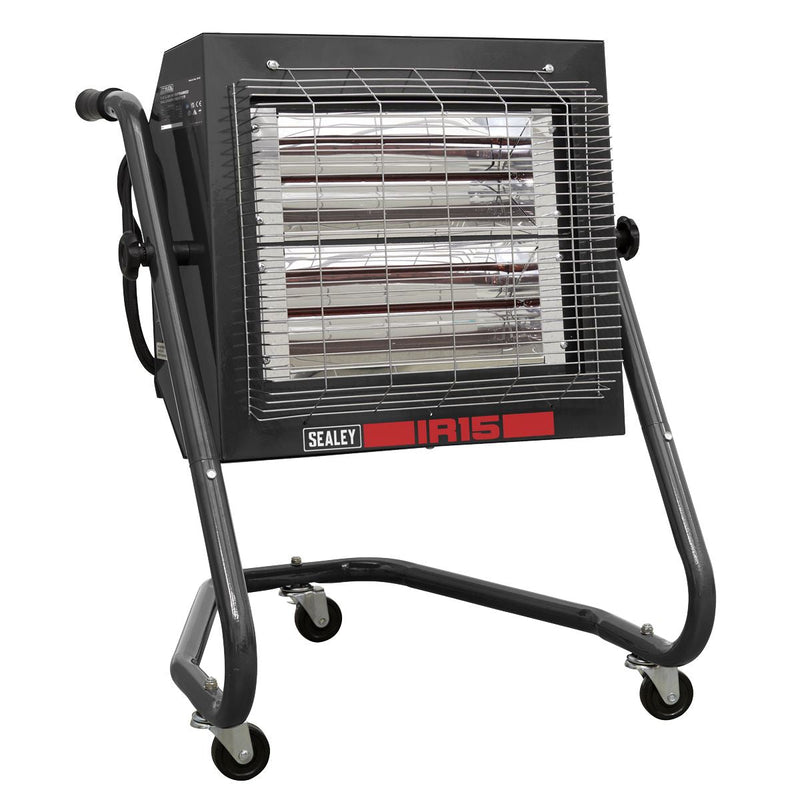 Sealey Infrared Halogen Heater 1.4/2.8kW 230V IR15 Sealey - Dynamic Drive