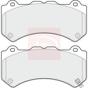 Apec Front Brake Pad Set fits Jeep Grand Cherokee IV 2011 on 6.4