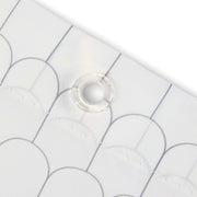 Shower Curtain White & Cells 2348 Rayen - Dynamic Drive