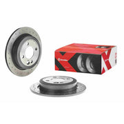 Brembo Xtra Rear Brake Perforated Discs & Pads fits Mini Mini 2006-2012