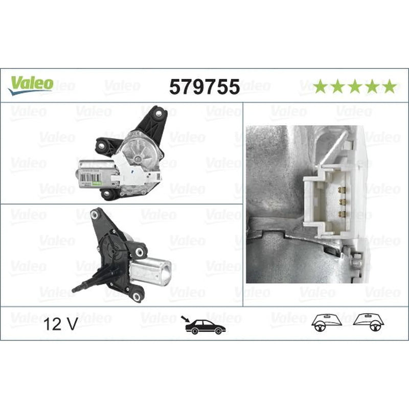 Valeo Front/Rear Wiper Motor Rear 579755
