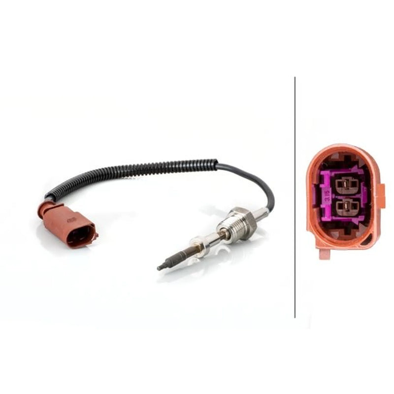 Hella Exhaust Gas Temperature Sensor after soot particul fits Audi A4 Allroad B8