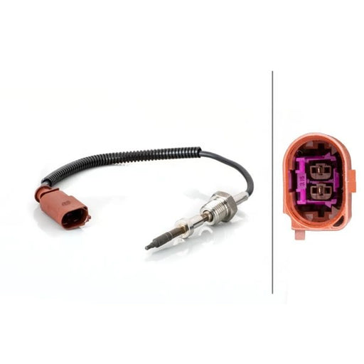 Hella Exhaust Gas Temperature Sensor after soot particul fits Audi A4 Allroad B8