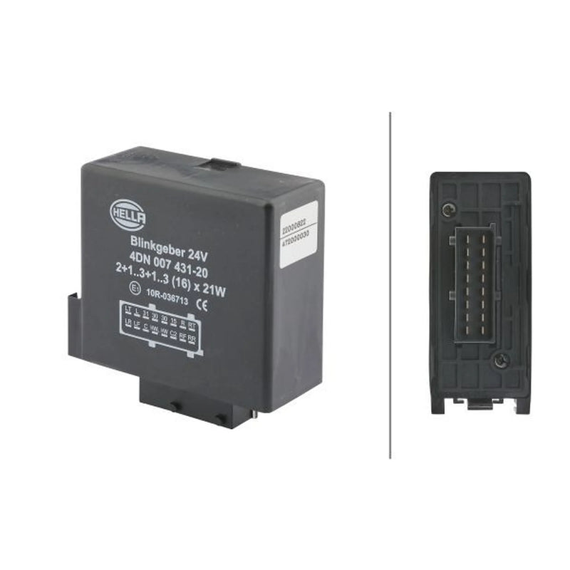 Hella Indicator Flasher Relay fits Scania 4 - Series 1995-2008