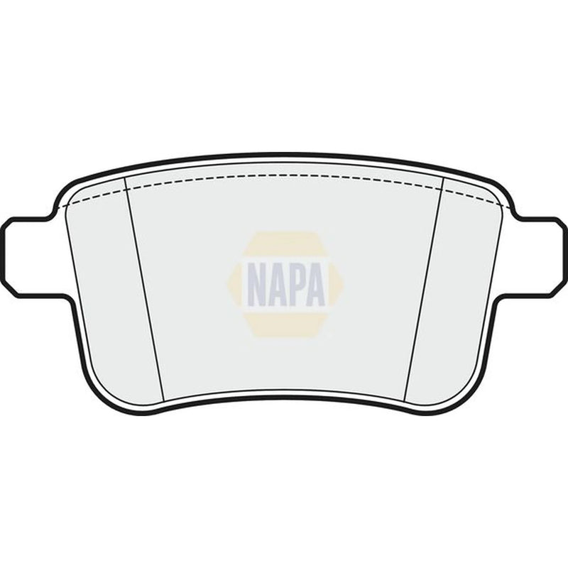 NAPA Rear Brake Pad Set fits Nissan NV250 2019 on