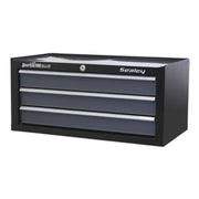 Sealey Mid-Box 3 Drawer with Ball-Bearing Slides Black/Grey AP3503TB Sealey - Dynamic Drive