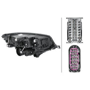 Hella Headlight Headlamp LED Left fits Skoda Kodiaq I 2016-2021 1.4 1.5 2.0