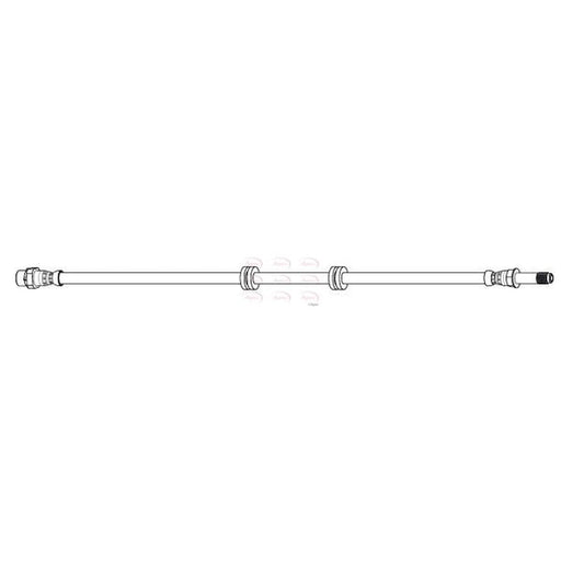 Apec Brake Hydraulic Hose Line Rear HOS4480